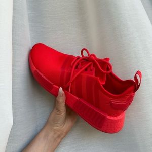 Adidas NMD R1 Primeblue red sneakers